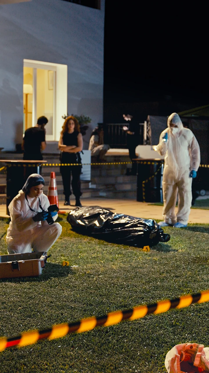 Samsung video 1: a cinematic crime scene at night
